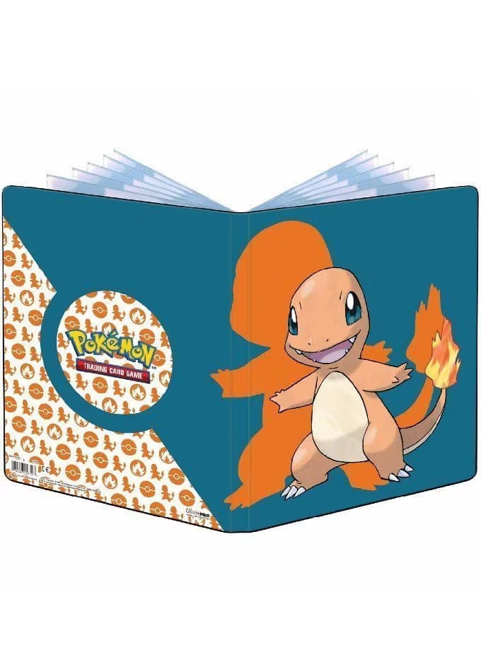 Stor mappe med pokemonmotiv (Charmander) (9 kort pr. side)