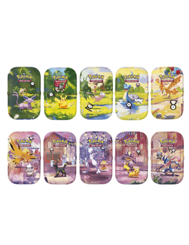 Pokémon TCG Colección Completa 10 Mini Tins – Celebración 30.º Aniversario