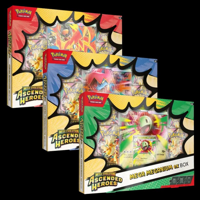 Pack 4 Sobres Heroes Ascendentes Emboar Feraligar Meganium Español Sorpresa