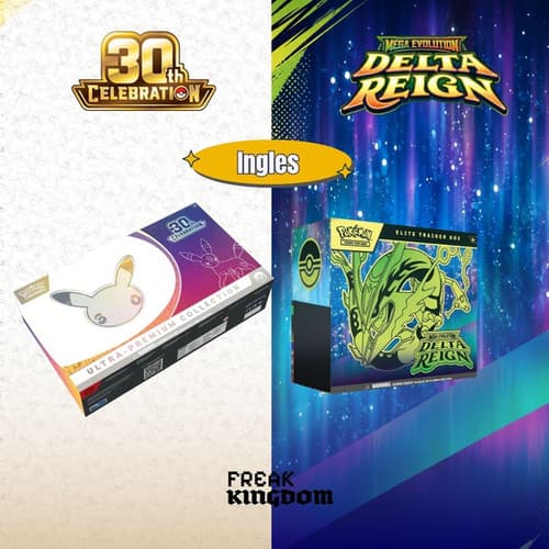 Black Friday Pack UPC del 30 Aniversario y ETB Delta Reign (ENGLISH)