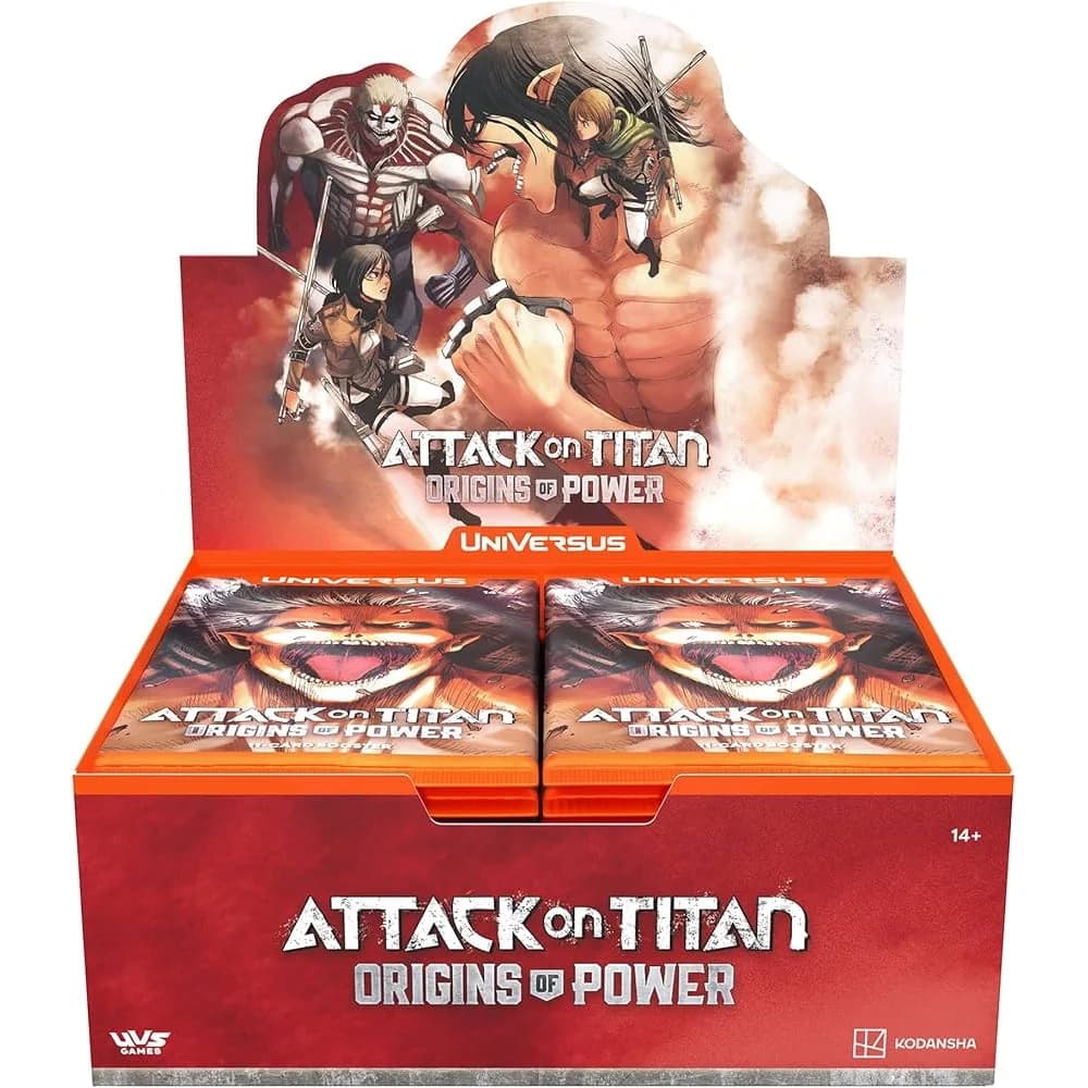 1 Caja sellada - Attack on Titan: Origins of Power - UniVersus - Inglés