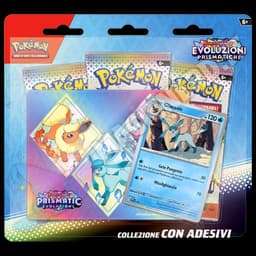 Evoluzioni Prismatiche - Blister 3 Bustine Con Adesivi Glaceon (ITA)
