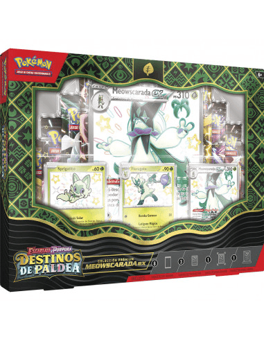 POKEMON TCG - DESTINOS DE PALDEA COLECCION PREMIUM - MEOWSCARDA EX ESP